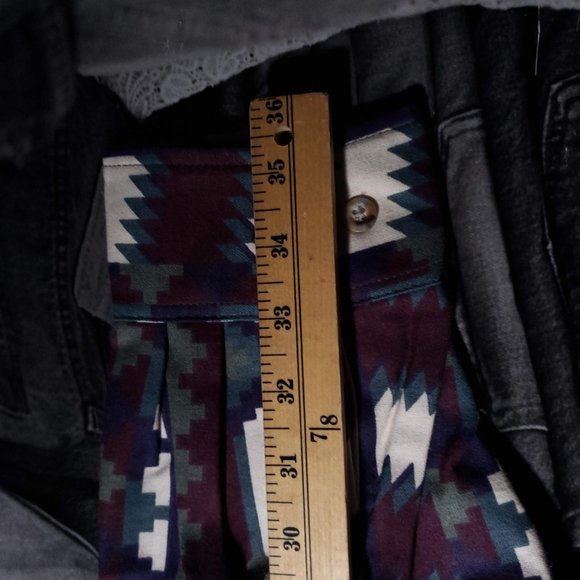 Vintage Wrangler Aztec Button Shirt XL DEADSTOCK - Picture 12 of 12